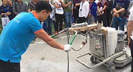 德立固硬化地坪免费培训获学员好评