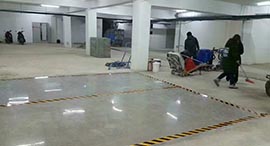 【安徽】朱总停车场地坪起砂施工硬化地坪
