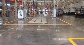 【湖北】枭龙厂房混凝土装甲地坪施工 德立固 只做精品工程