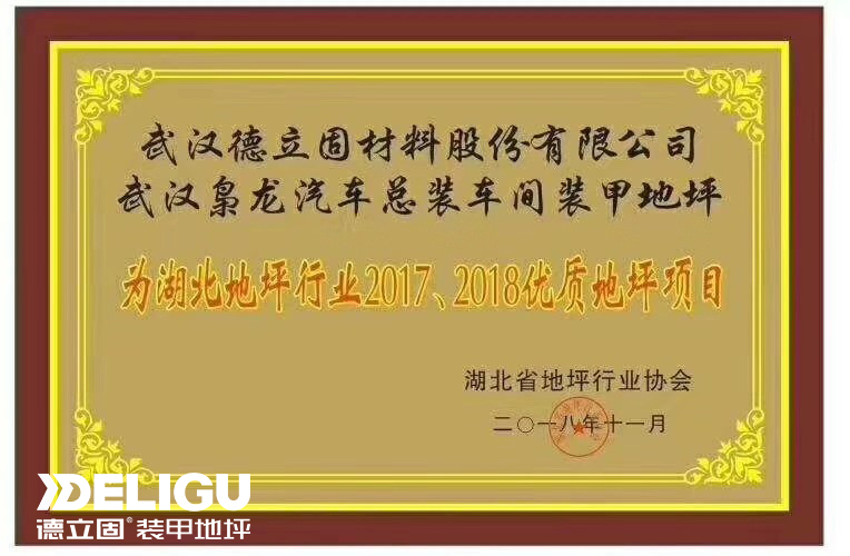 湖北地坪行业2017、2018优质地坪项目